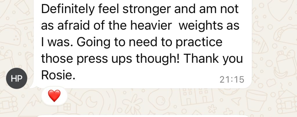 WhatsApp testimonial 2